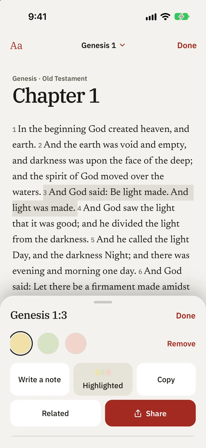 The Bible in Sacristy